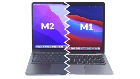 De MacBook Air 2022 M2 versus 2020 M1
